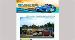 Desktop Screenshot of hbraccidentrepair.co.uk